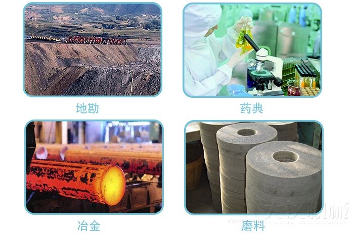 適用行業(yè):地堪，冶金，藥典,磨料