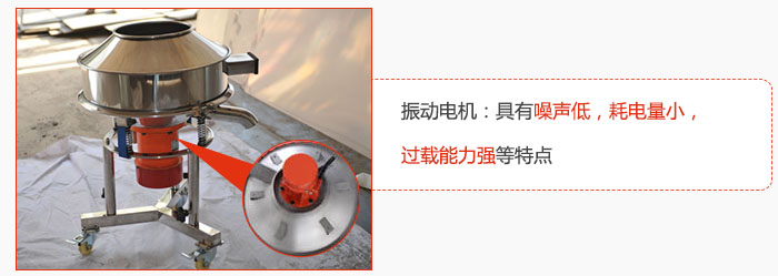 振動電機：具有噪聲低，耗電量小，過載能力強等特點