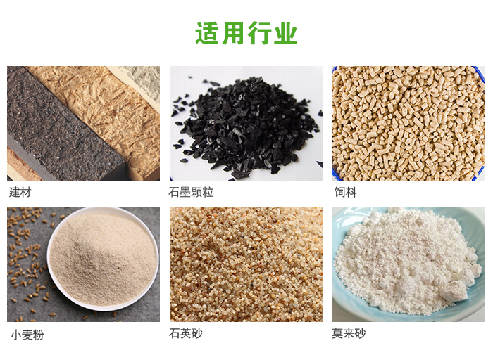 高頻振動(dòng)篩主要用于化工，建材，石墨顆粒，飼料，小麥粉，石英砂，豆?jié){，果汁等各種物料的干法、濕法篩分、分級、脫水，過濾。