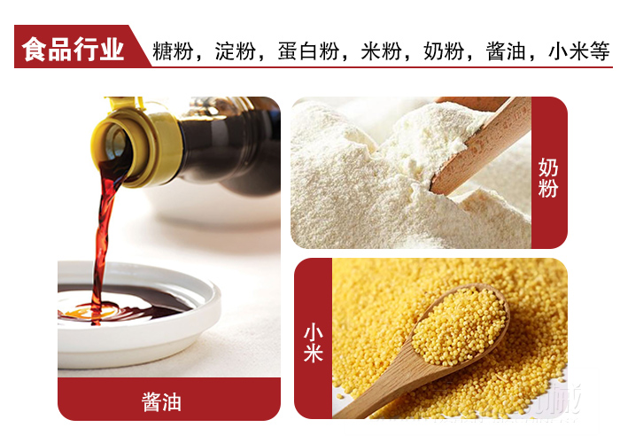 全不銹鋼食品振動(dòng)篩可用于糖粉，小米，淀粉，蛋白粉，米粉，奶粉，醬油等物料